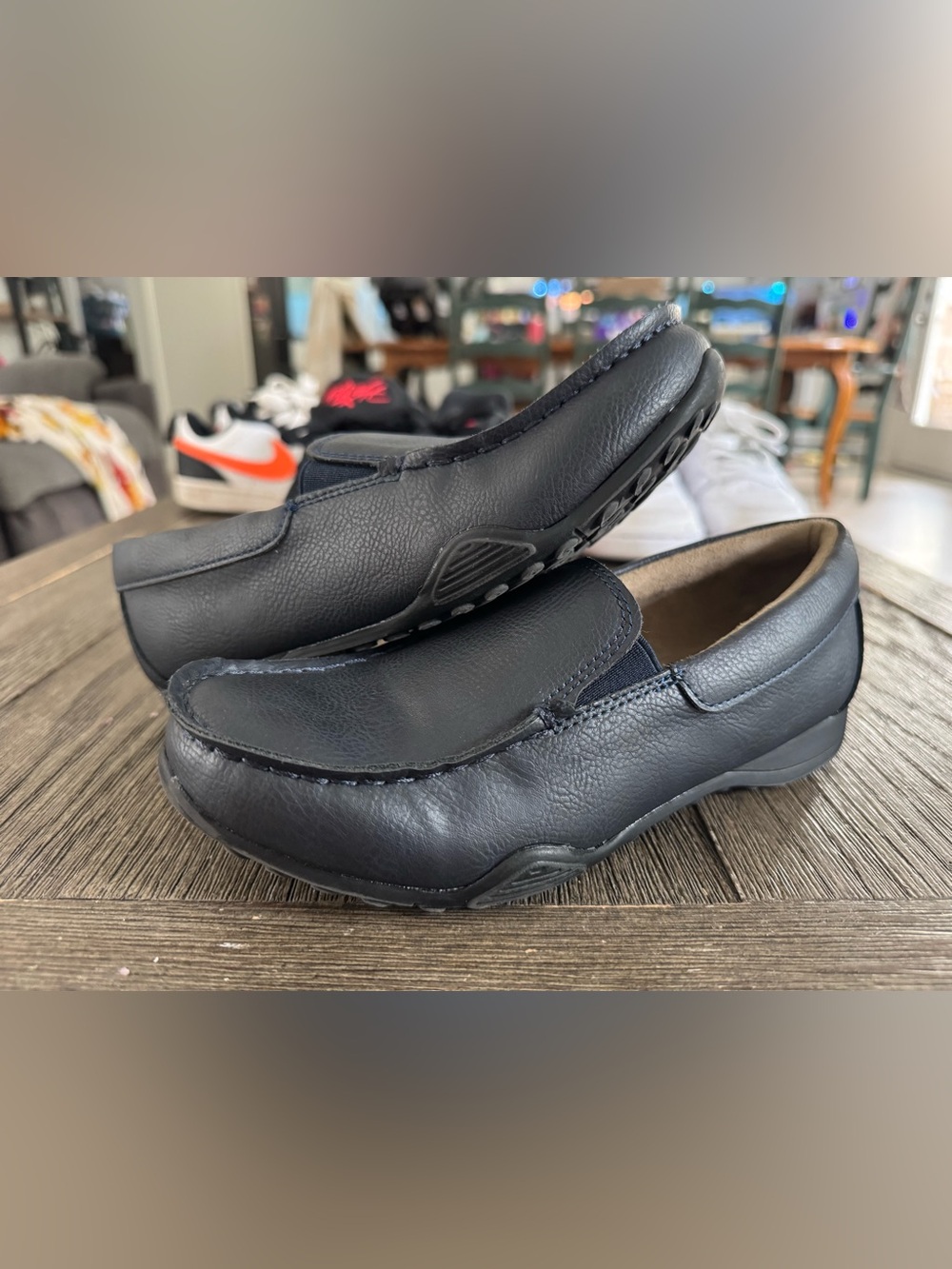 The Children's Place Navy Slip-On Kids Dress Loafers